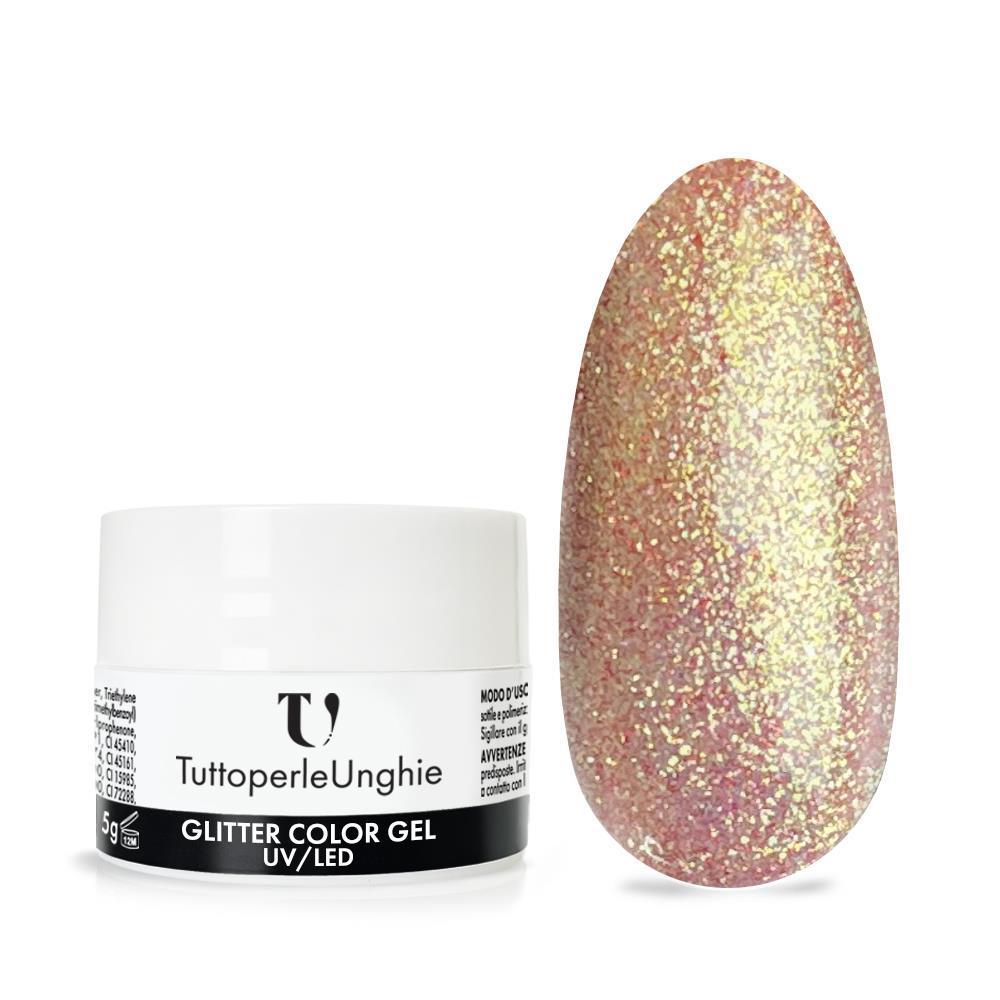 Gel Color Oro Rosa Sparkly 5g