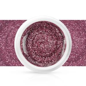 Gel color rosa antico glitterato 5g