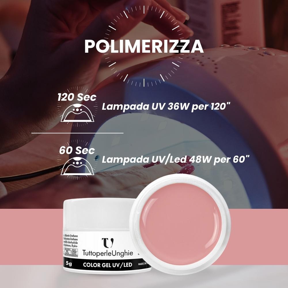 tuttoperleunghie gel color sabbia rosa 5g - foto 4