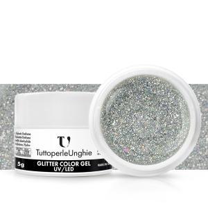 Gel color argento sparkly 5g