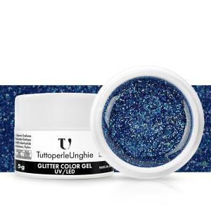 Gel color blu sparkly 5g