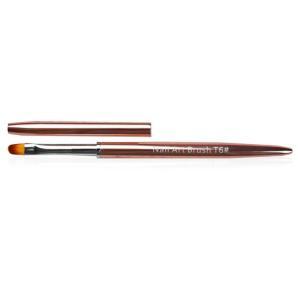 Pennello oval per gel uv t6