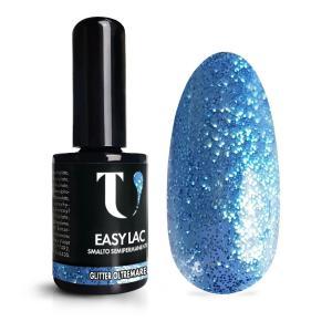 Smalto semipermanente glitter oltremare 15ml