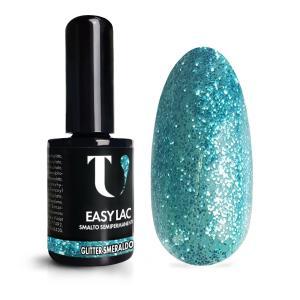 Smalto semipermanente glitter smeraldo 15ml