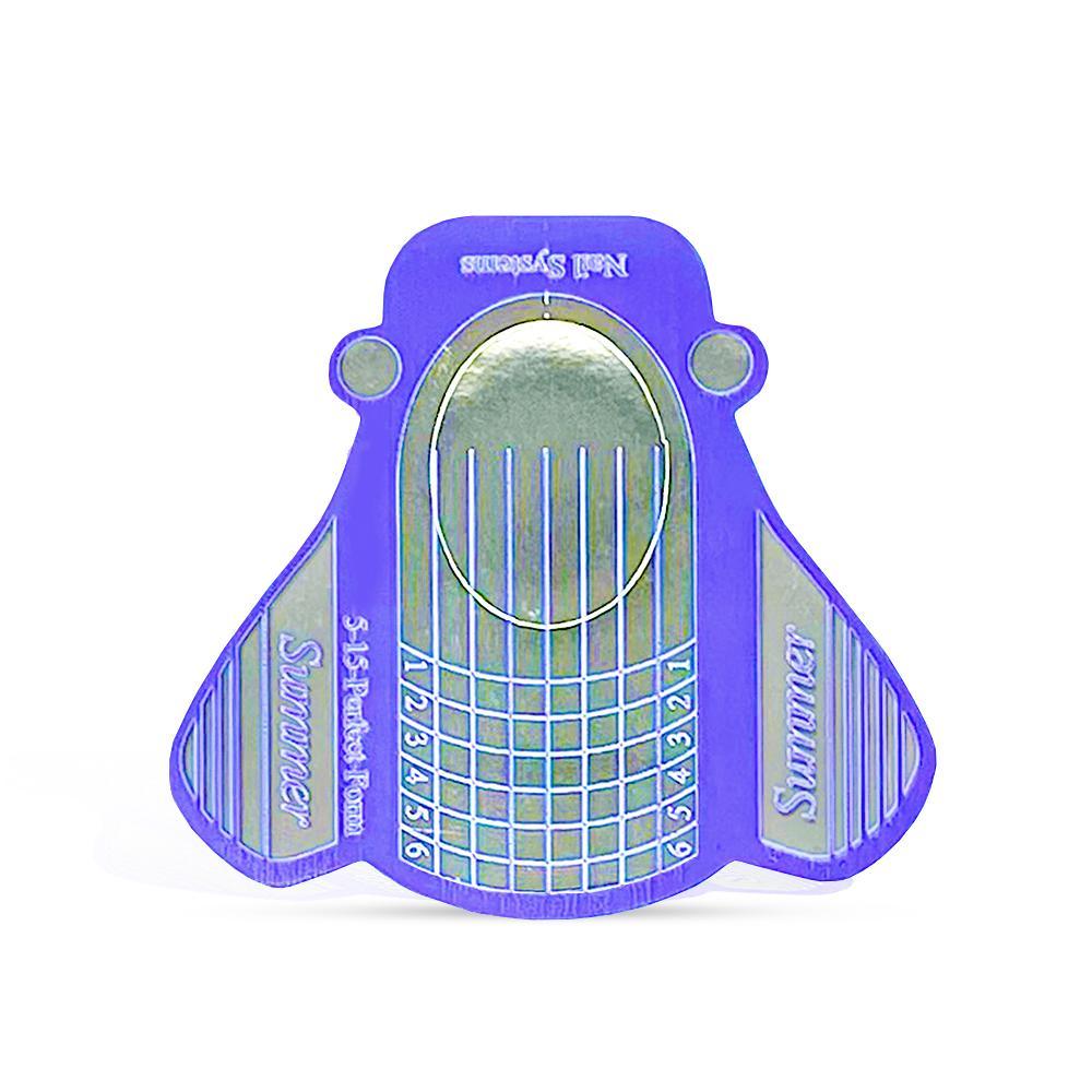 Cartine Nail Form per Allungamento Unghie Blu 500 pz