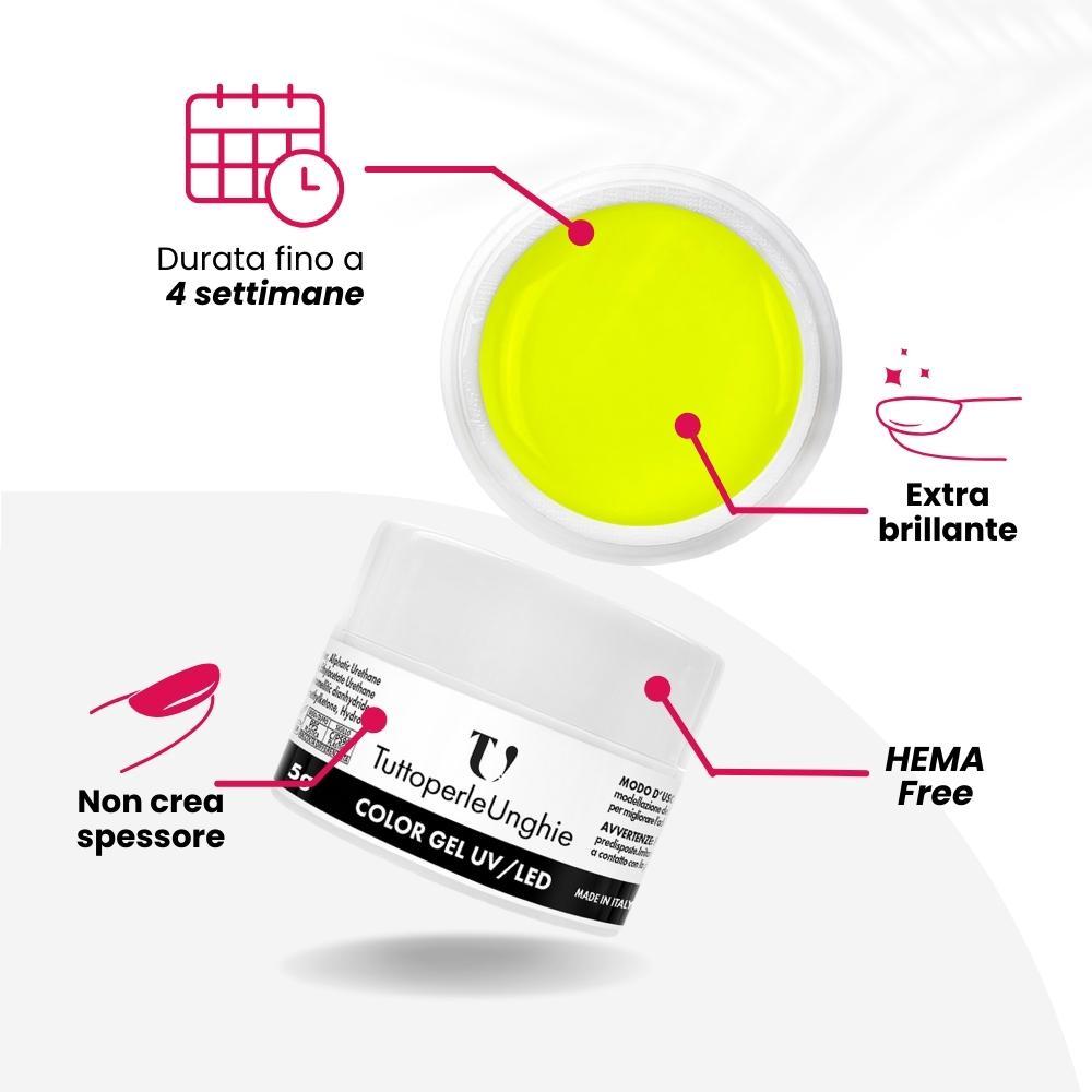 Gel Color Neon Giallo 5g