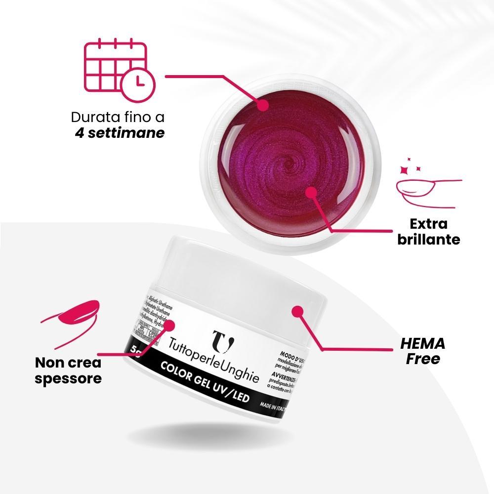 Gel Color Rosso Viola 5g