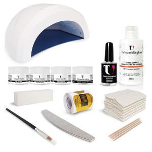 Kit ricostruzione unghie 4 gel uv