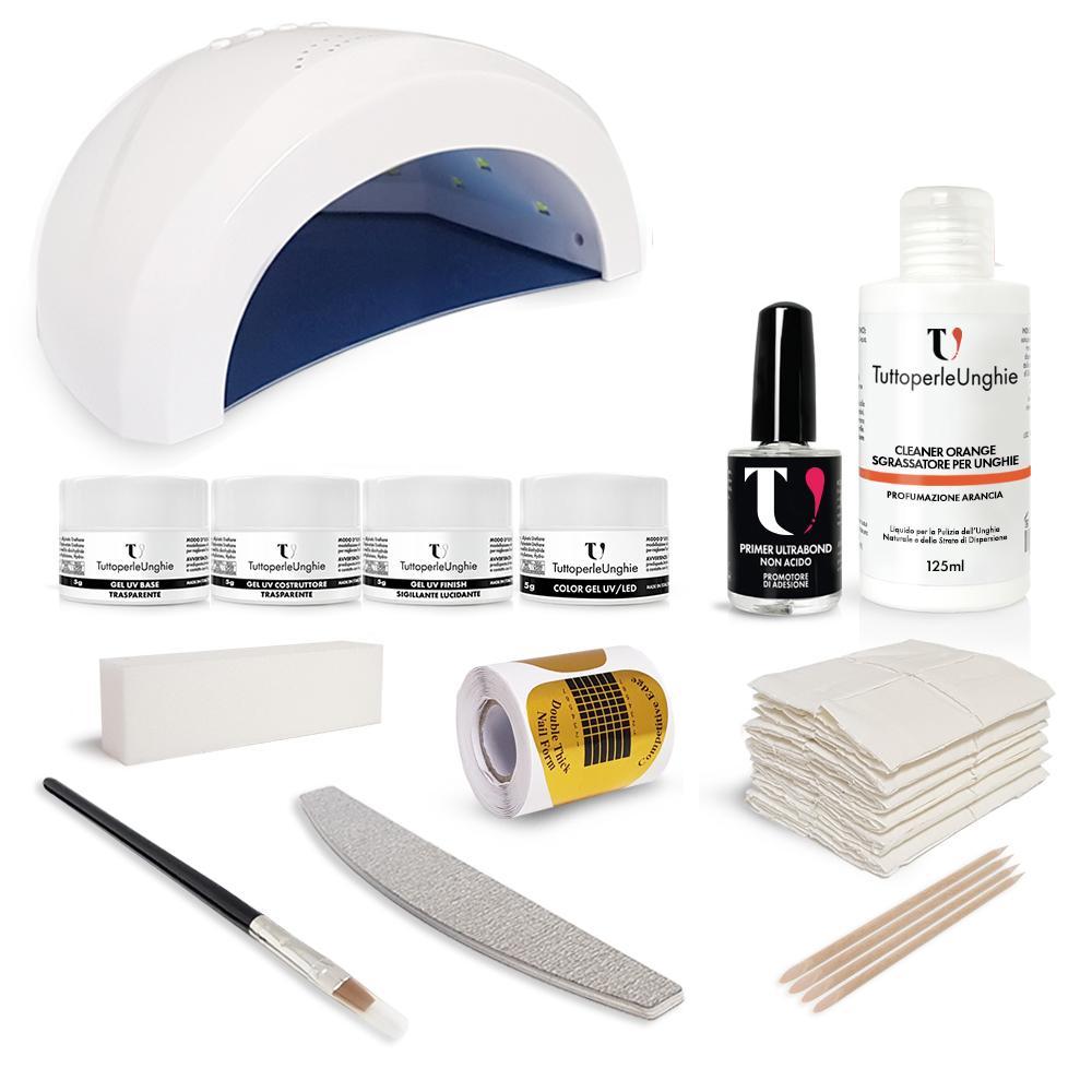 Kit Ricostruzione Unghie 4 Gel UV