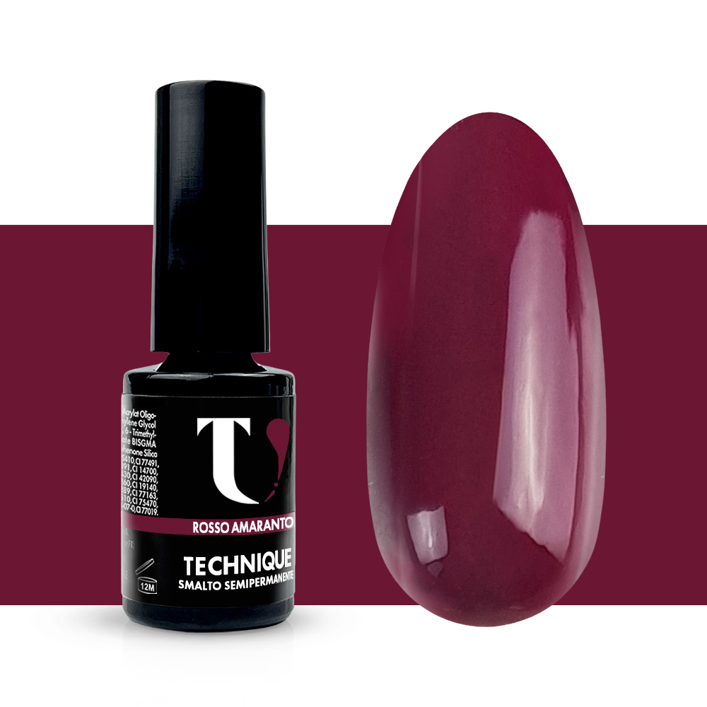 Smalto Semipermanente Rosso Amaranto 5ml