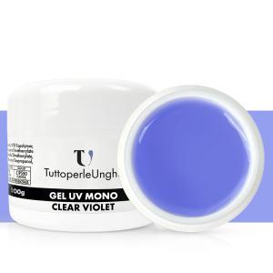 Gel uv mono clear violet 100g