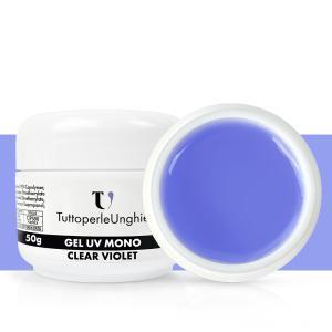 Gel uv mono clear violet 50g