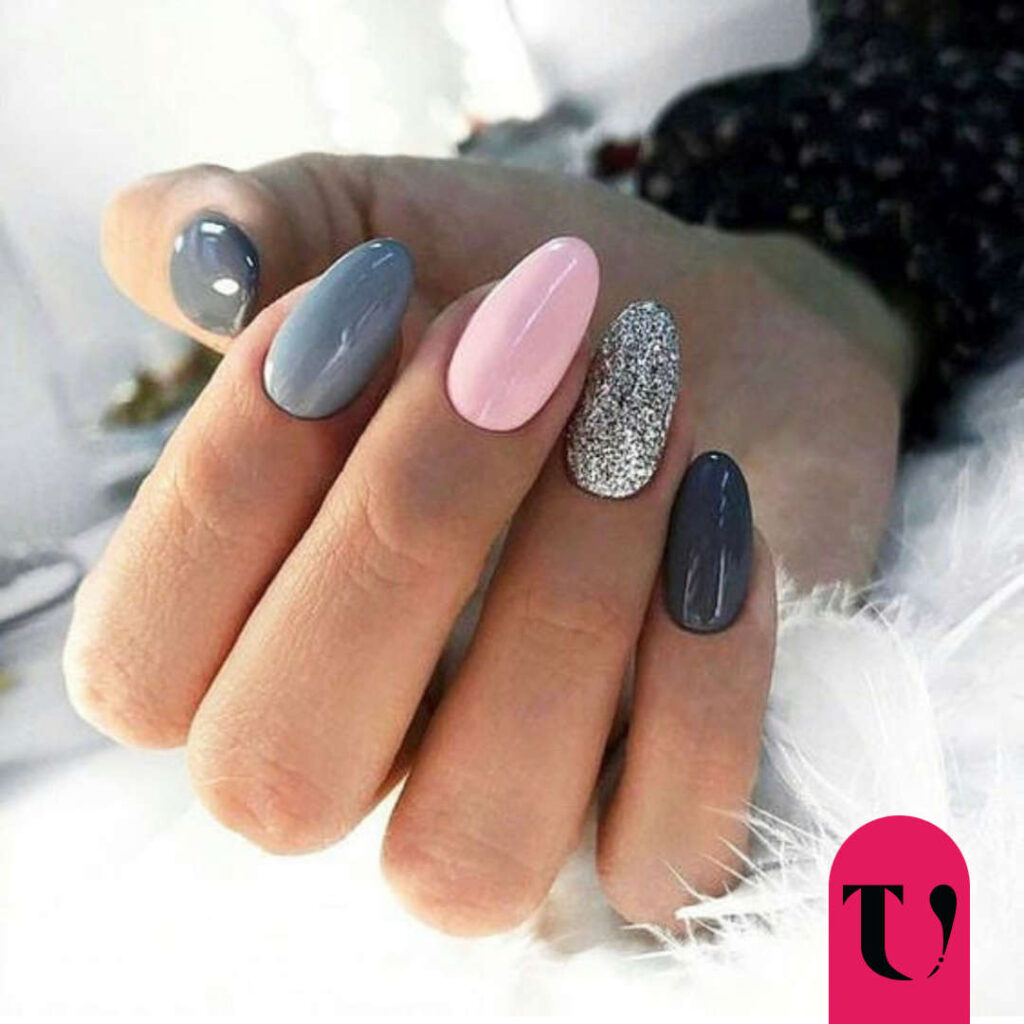 Unghie Gel 2023: grigio ardesia