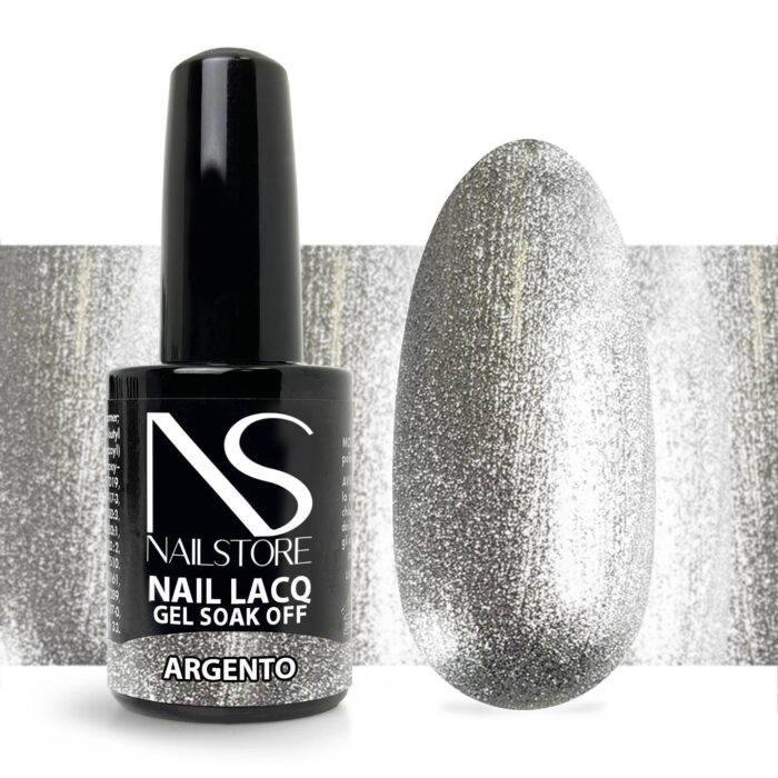 Semipermanente Nail Lacq Argento - NAILSTORE