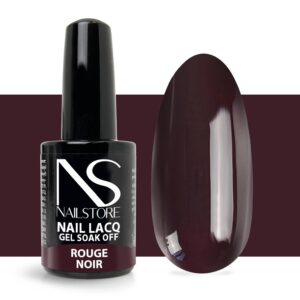Semipermanente Nail Lacq Rouge Noir - NAILSTORE