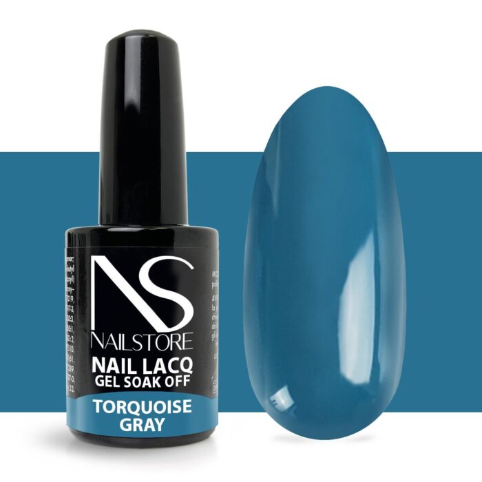 Semipermanente Nail Lacq Torquoise Grey - NAILSTORE