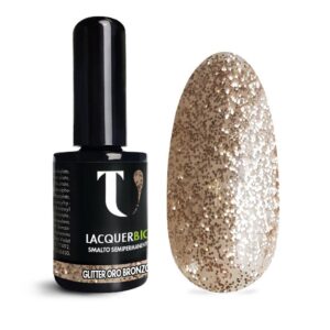 Smalto Semipermanente Glitter Oro Bronzo - TuttoperleUnghie