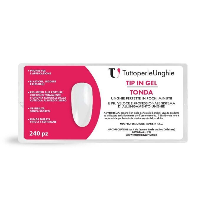 Tip in Gel Tonda - TuttoperleUnghie