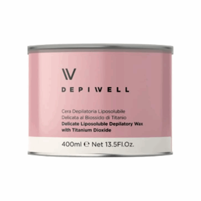 Barattolo Cera al Biossido di Titanio Rosa 400ml - Depiwell
