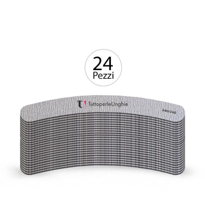 Ricarica 24 Lime a Banana Grana 240/240 Double Face - TuttoperleUnghie