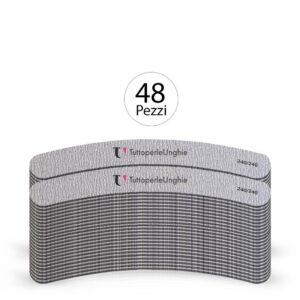 Ricarica 48 Lime a Banana Grana 240/240 Double Face - TuttoperleUnghie