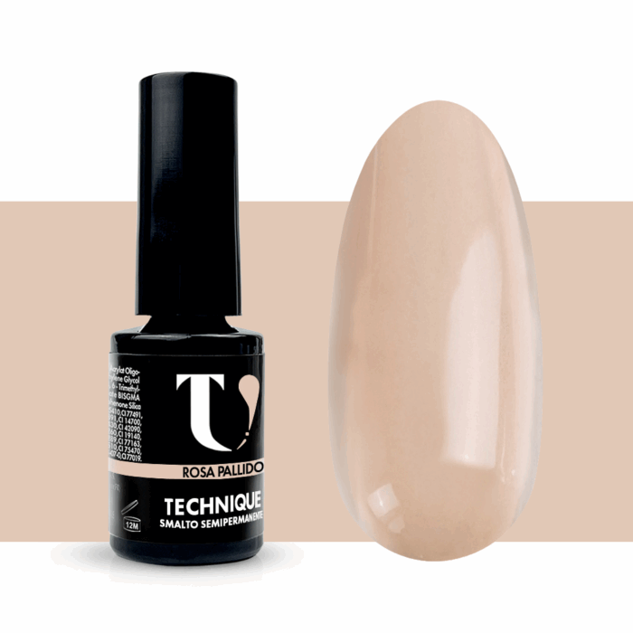 Smalto Semipermanente Rosa Pallido 5ml - TuttoperleUnghie