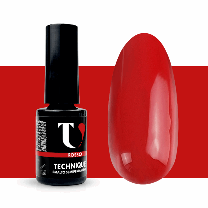 Smalto Semipermanente Rosso 5ml - TuttoperleUnghie