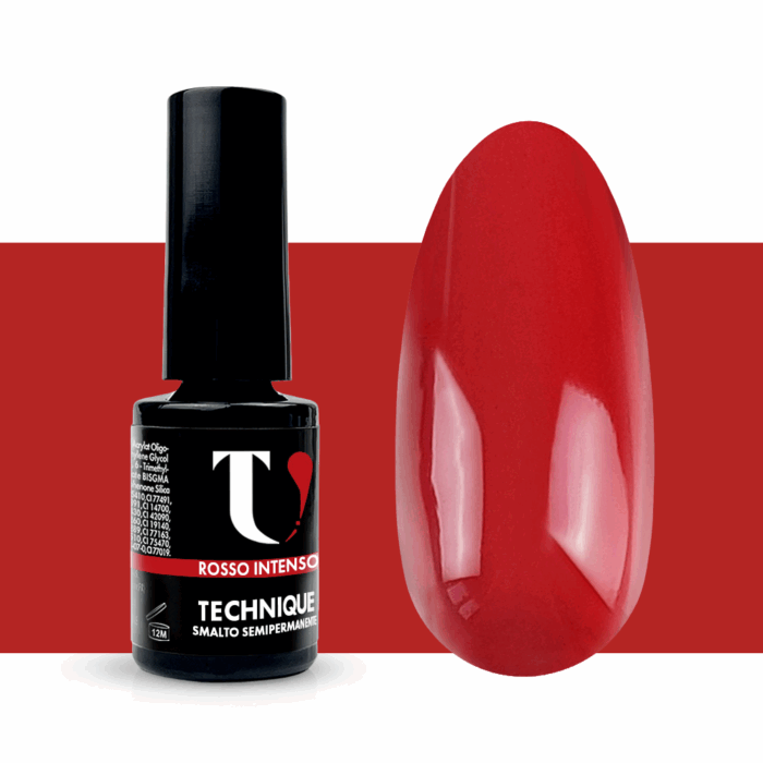Smalto Semipermanente Rosso Intenso 5ml - TuttoperleUnghie