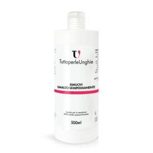 Solvente Rimuovi Smalto Semipermanente 500ml - TuttoperleUnghie