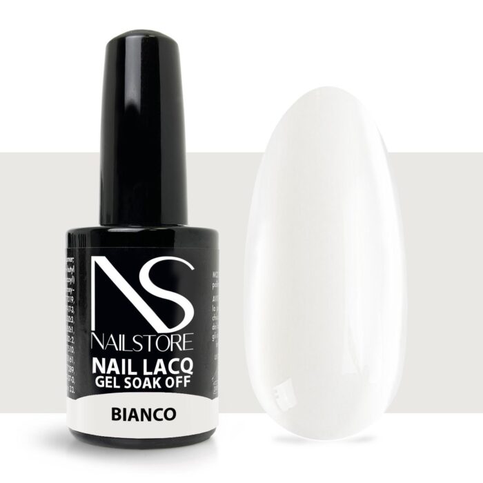 Semipermanente Nail Lacq Bianco - NAILSTORE