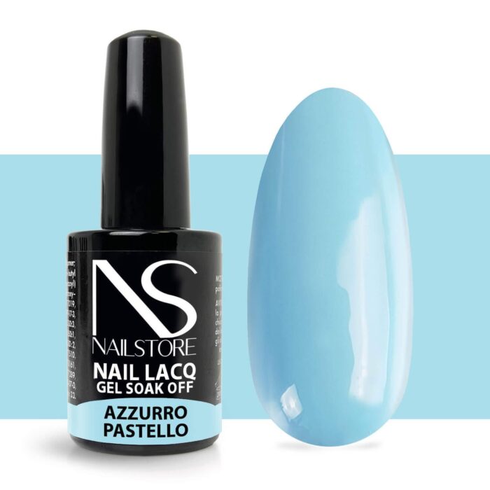 Semipermanente Nail Lacq Azzurro Pastello - NAILSTORE