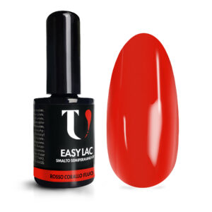 Smalto Semipermanente Rosso Corallo Fluo 15ml TuttoperleUnghie