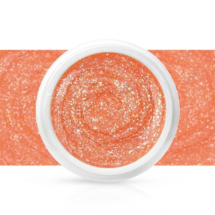 Gel Color Pesca Glitter 5g - TuttoperleUnghie - Immagine 2
