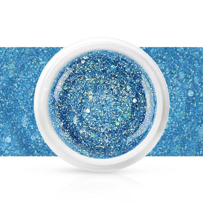 Gel Color Azzurro Sparkly 5g - TuttoperleUnghie - Immagine 2