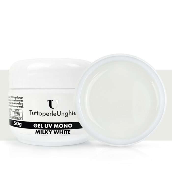 Gel UV Mono Milky White 50g - TuttoperleUnghie