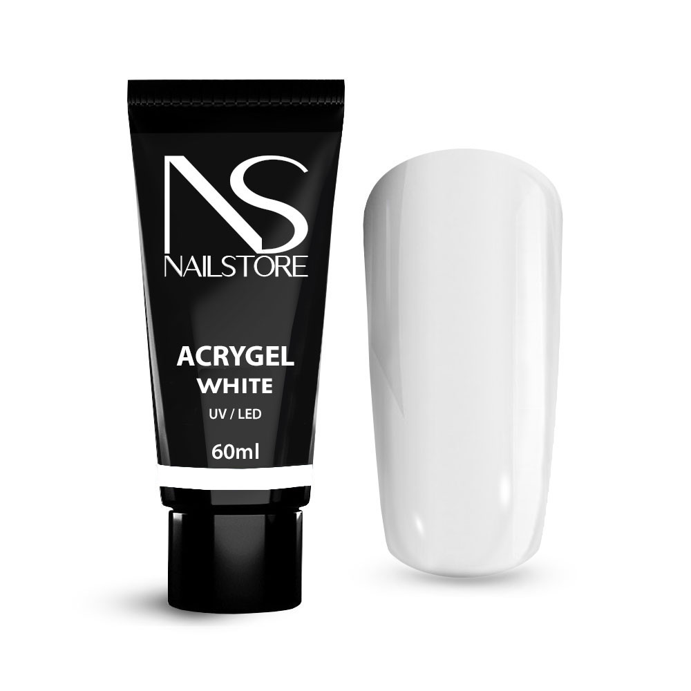 Acrigel in tubo White 60ml - NAILSTORE - Immagine 2