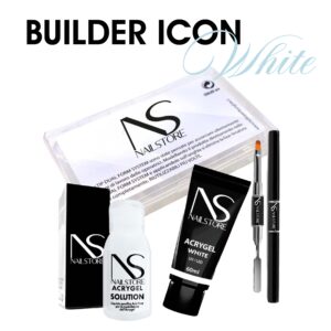 Kit Acrigel Builder Icon White - NAILSTORE
