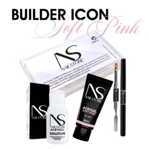Kit Acrigel Builder Icon Soft Pink - NAILSTORE