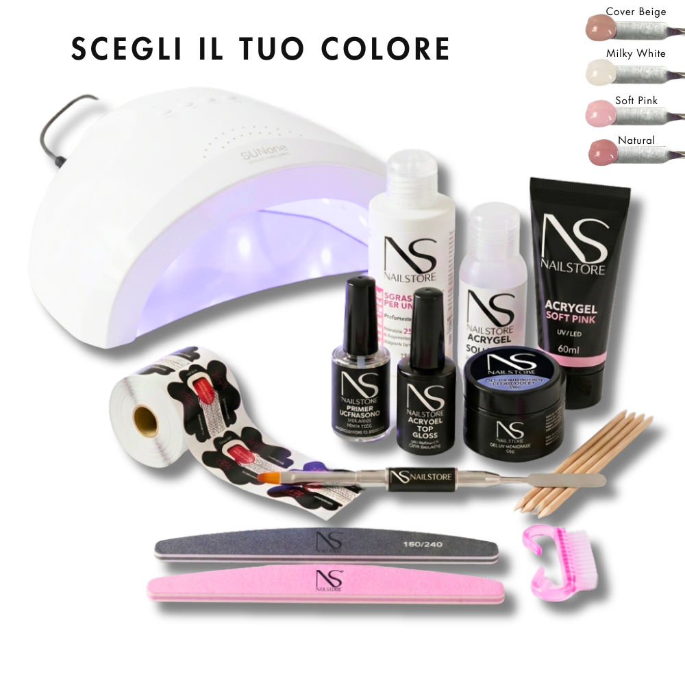 Kit Ricostruzione Combo Gel + Acrygel