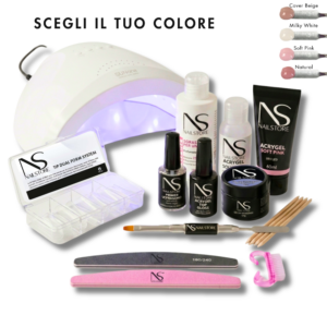 Kit Ricostruzione Combo Gel + Acrigel con Dual Form