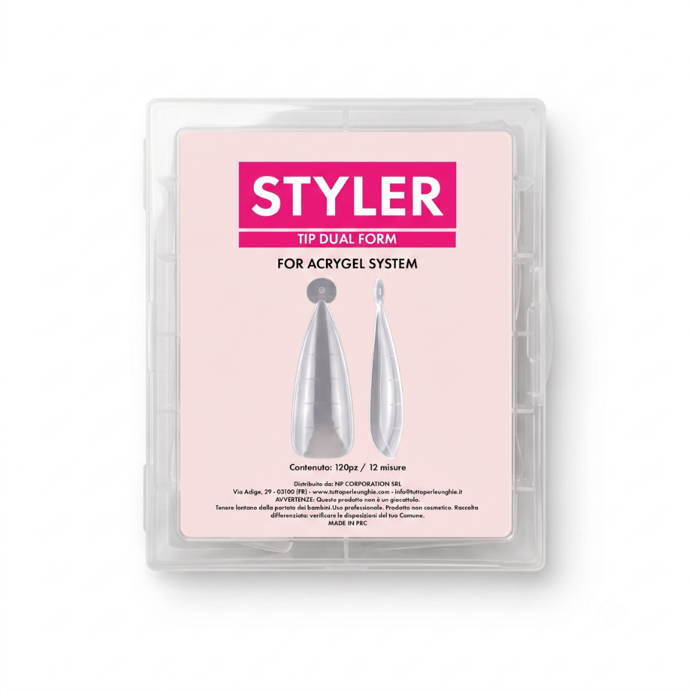 Tip Dual Form STYLER per Acrylgel e Gel